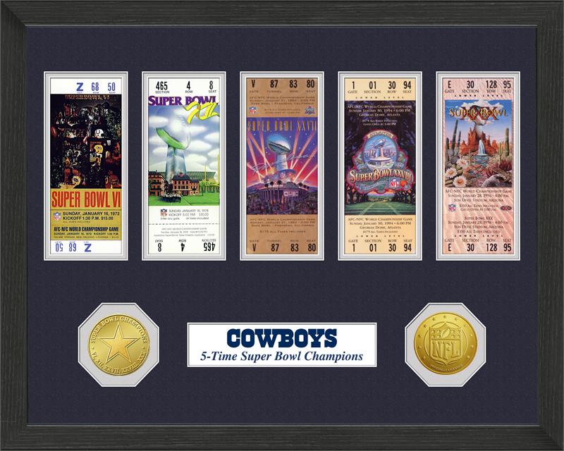 Dallas Cowboys  SB Championship Ticket Collection MPN:DCSBTK