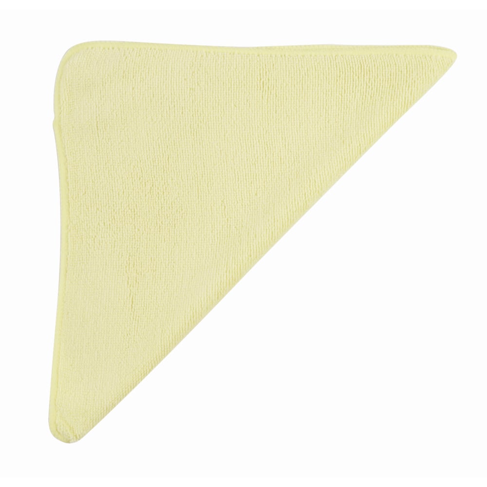 Rubbermaid Commercial Products HYGEN r-40 Recycled Microfiber Cloth, 12in X 12in, Yellow, 24-Pack MPN:1820580PK