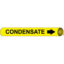 NMC™ Precoiled & Strap-On Pipe Marker Condensate Fits 3-3/8