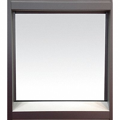 Cleanroom Window 36 inx43 1/2 in Silver MPN:FW-BEV