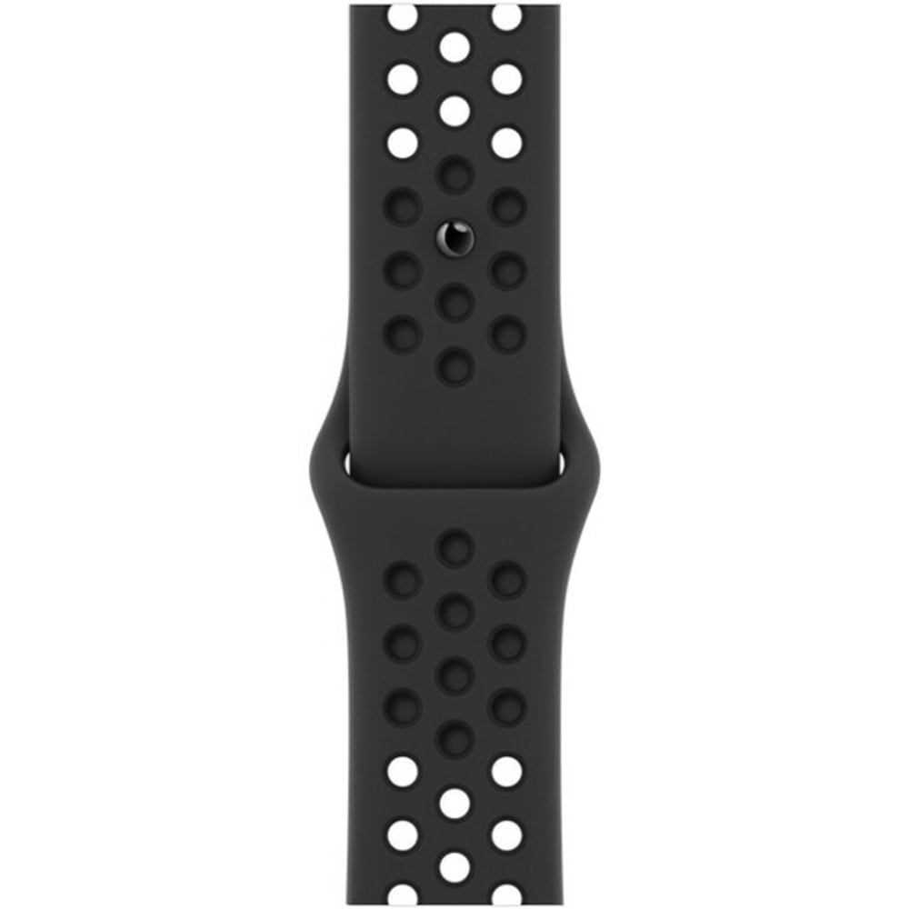 Apple 41mm Anthracite/Black Nike Sport Band - Pin-and-tuck Attachment - Anthracite/Black - Fluoroelastomer (Min Order Qty 2) MPN:ML833AM/A