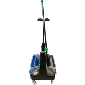 Unger® OmniClean Dual Bucket Kit 1.5 Gallon Capacity Black/Blue/Gray UNGCLBK1