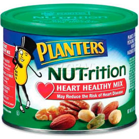 Planters Heart Healthy Mix Assorted Nuts 9.75 oz. Can KRF05957