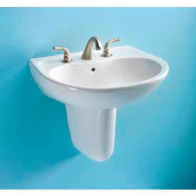 Toto® LT241G-01 Supreme® 1-Hole SanaGloss Lavatory Sink Cotton White LT241G-01
