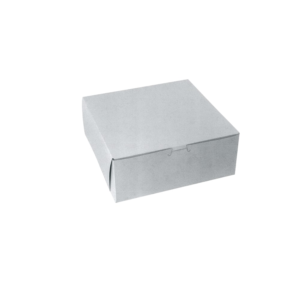 Cake Boxes, 10in x 10in x 4in, White, Case Of 100 MPN:10X10X4