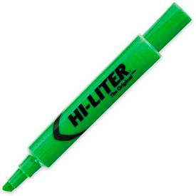 Avery® HI-LITER Desk-Style Highlighters Fluorescent Green Ink Chisel Tip Dozen 24020