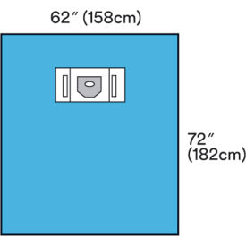 3M™ Steri-Drape Ophthalmic Drape 1064 4 ft x 164 ft 20 Each/Carton 2 Carton/Case MMM 1064