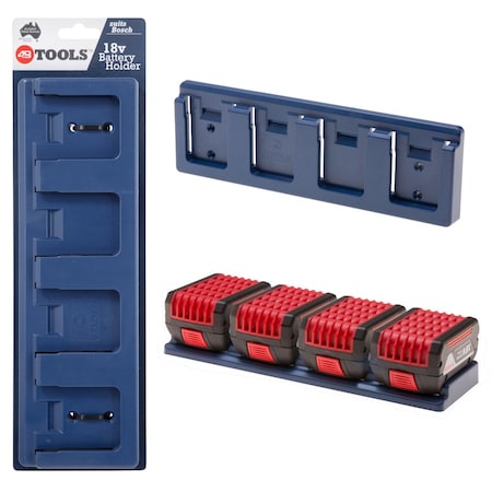 Battery Holder, 11.5 in L, 18 V MPN:BH-BOS-DBL-04