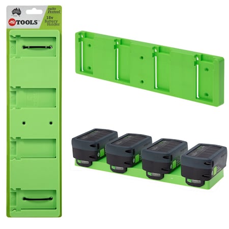 Battery Holder, 14.75 in L, 18 V MPN:BH-FES-GRE-04