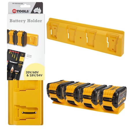 Battery Holder, 13.875 in L, 60 V MPN:BH-FLX-YEL-04