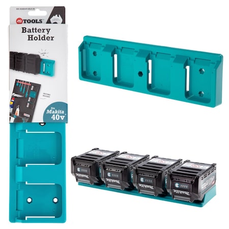 Battery Holder, 14 in L, 40 V MPN:BH-MAK40V-BLU-04