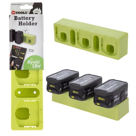 Battery Holder, 11 in L, 18 V MPN:BH-RYO-GRE-03