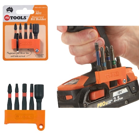 Bit Holder, 2 in L, 48 TOOLS MPN:MBH-AEG-ORA-01
