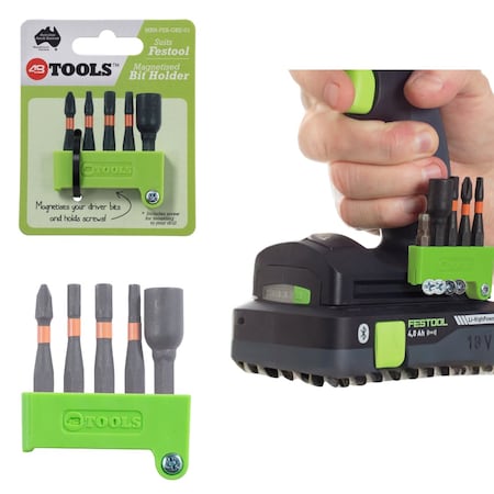 Bit Holder, 2 in L, 48 TOOLS MPN:MBH-FES-GRE-01