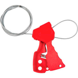 Brady® 65318 Cable Lockout With 6' L Cable Nylon 1-1/8