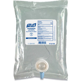 PURELL® Advanced Hand Sanitizer Green Certified Gel Refill For CS2 Dispensers 1000 mL 8/CT 4163-08
