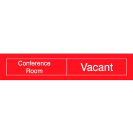 Engraved Occupancy Sign - Conference Room In Use Vacant - Gray EN303GY