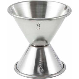 Winco J-3 Jiggers Steel 3/4 Oz. x 1-1/2 Oz. J-3 - Pkg Qty 12