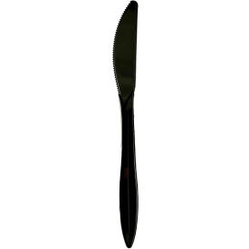 Boardwalk® Mediumweight Knives Polypropylene Black 1000/Carton BWKKNIFEBLPP