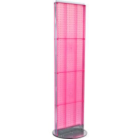 Global Approved 700250-PNK Pegboard Floor Stand 16
