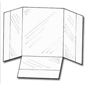 Peel & Stick Literature Pockets Flat 4-1/16