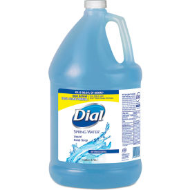 Dial® Antibacterial Defense Liquid Hand Soap Spring Water Scent 1 gal DIA15926EA