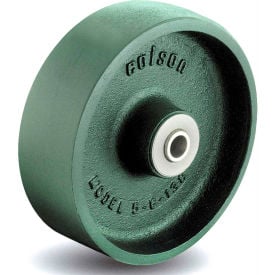 Colson® 4 Series Wheel 5.00005.139 WS - 5 x 2 Cast Iron 1/2 Straight Roller Bearing - Green 5.00005.139 WS