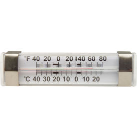 H-B DURAC Liquid-In-Glass Refrigerator/Freezer Thermometer -40 to 27C (-40 to 80F) Steel Case 608020300