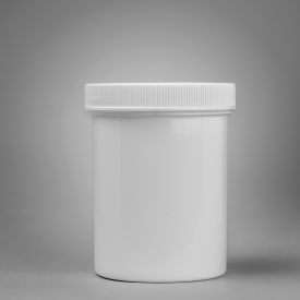 Bel-Art Screw Cap 236.6ml (8oz) Polypropylene Jars 43mm Closure 12Pk 179110000