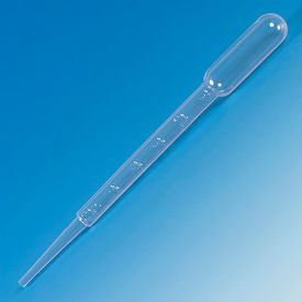 Transfer Pipet 7.5mL Large Bulb Graduated to 3mL 148mm Sterile Polypropylenes 400/Pack 135010-S01