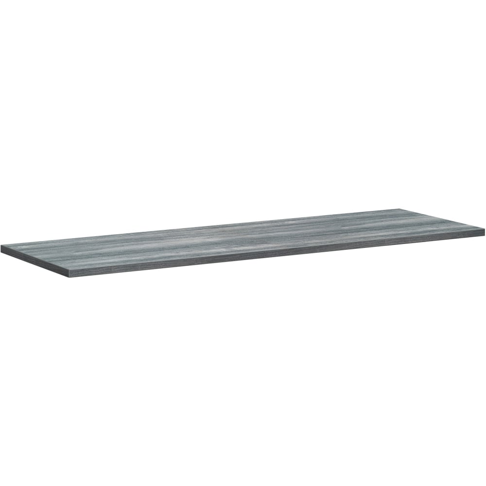 HON Motivate Tabletop - 1.1in Top, 72in x 24in - Sterling Ash Table Top - Durable - For Office MPN:MVRN2472GNLA