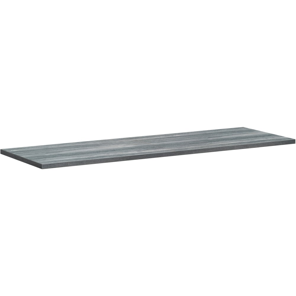 HON Motivate Tabletop - Rectangle - x 1.1in Thickness Top, 72in Width x 24in Depth - Sterling Ash Table Top - Durable - For Office - 1 Each MPN:MVRN2472GNLA