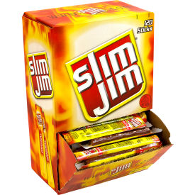 SLIM JIM Snack-Sized Smoked Meat Sticks Original 0.28 oz 120 Count 22000065