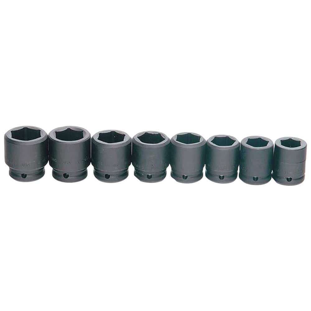 Socket Sets, Set Type: Socket Set , Measurement Type: Metric , Drive Size: 3/4 , Minimum Size (Inch): 1/2 , Maximum Size (Inch): 1  MPN:JHWMS-6-12