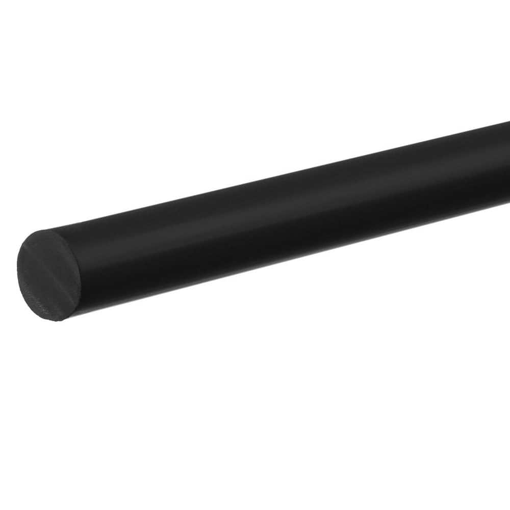 Rubber & Foam Rods, Material: Urethane , Diameter (Inch, Fraction): 1-1/8 , Tensile Strength (psi): 5600.00 , Color: Black  MPN:BULK-RR-P80-8