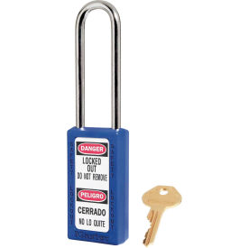 Master Lock® Thermoplastic Zenex™ 411KALTBLU Safety Padlock 1-1/2