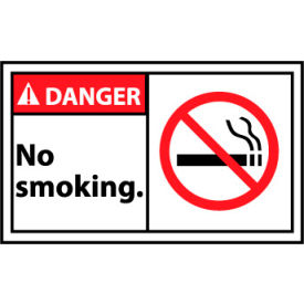 Graphic Machine Labels - Danger No Smoking DGA20AP