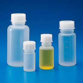 Bottle with Screwcap Wide Mouth Polypropylene Graduated 500mL 25/Pack 601627