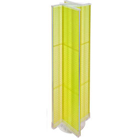 Global Approved 700460-YEL Pinwheel Pegboard Display W/RB 13.5