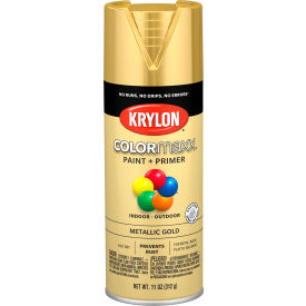 Krylon® Colormaxx™ Paint & Primer 11 oz. Metallic Gold K05588007 - Pkg Qty 6