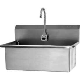 Sani-Lav® 532B Wall Mount Scrub Sink With Battery Powered Sensor 532B