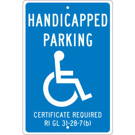 NMC TMS334H Traffic Sign Reserved Parking Rhode Island 18