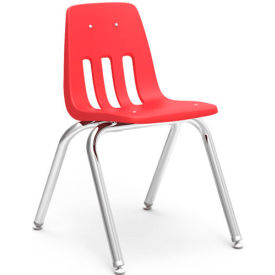 Virco® 9016 Classic Series™ Classroom Chair - Red Vented Back - Pkg Qty 4 90679C70
