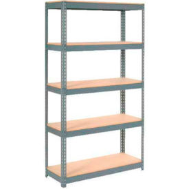 GoVets 5 Shelf Standard Duty Boltless Shelving Starter 48