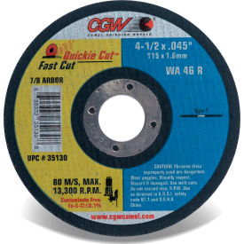 CGW Abrasives 35131 Fast Cut Thin Cutting Wheel 6