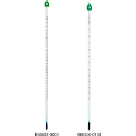 H-B Enviro-Safe General Purpose Liquid-In-Glass Thermometer -30 to 120F Total Immersion 605060300