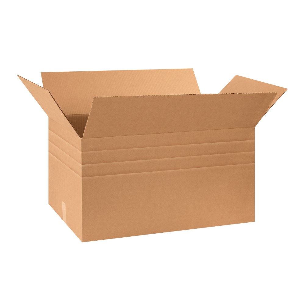 Partners Brand Multi-Depth Corrugated Boxes, 16in x 30in x 17in, Kraft, Pack Of 15 MPN:MD301716