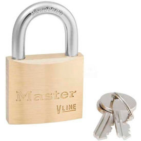 Master Lock® No. 4140KA-3231 General Security Brass Solid Body Padlocks 4140KA-3231 - Pkg Qty 12