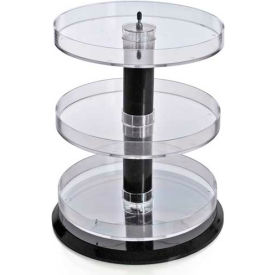 Global Approved 227030 3-Tier Open Round Tray W/No Dividers 2