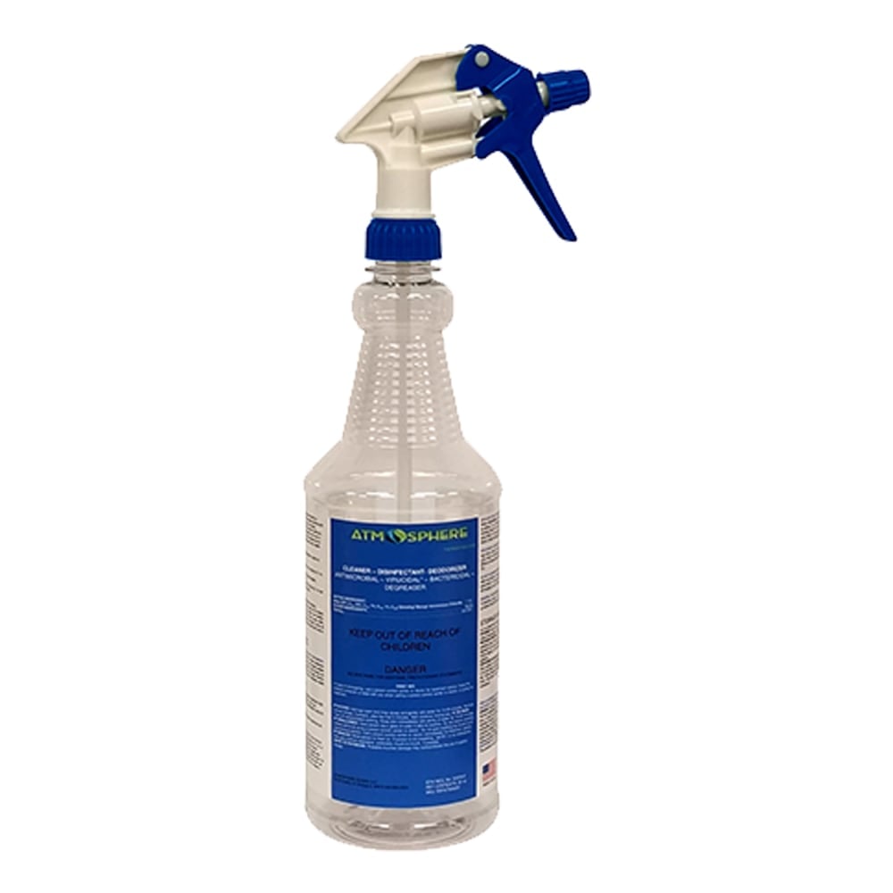 Atmosphere Cleaner And Disinfectant Spray Bottle (Min Order Qty 24) MPN:ATB-ATMA-BL0032Z
